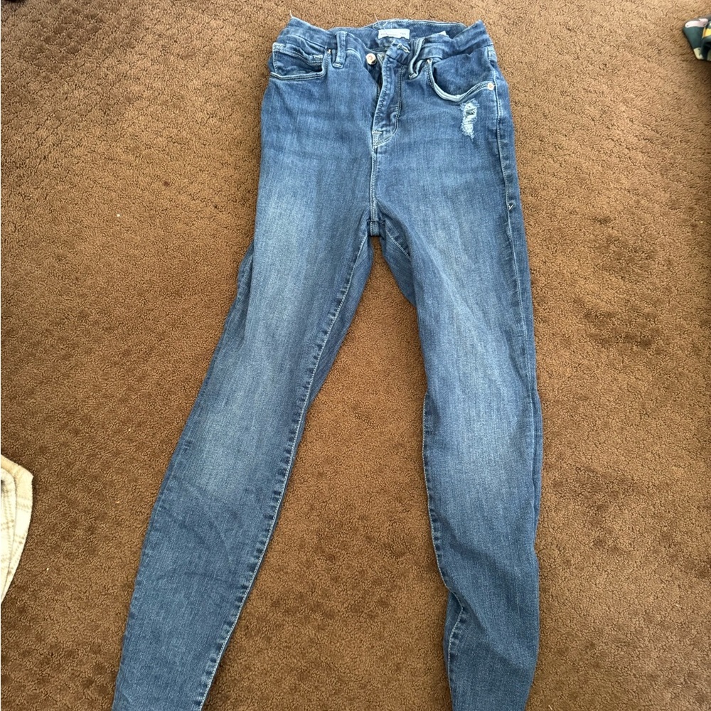 Good American Classic Denim Skinny Jeans